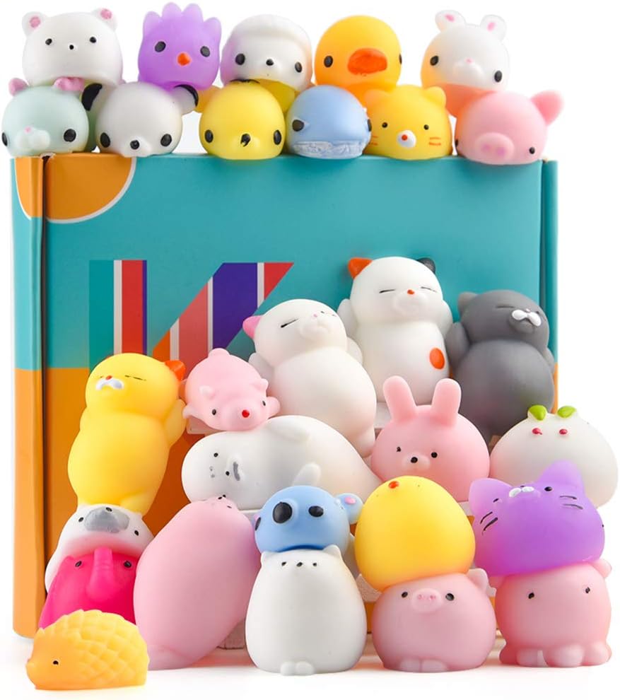 30pcs Jouets Animaux Squishies