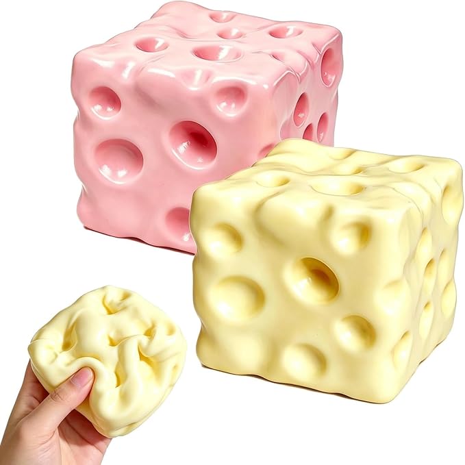 Crunchy Cheese Squishy,2pcs