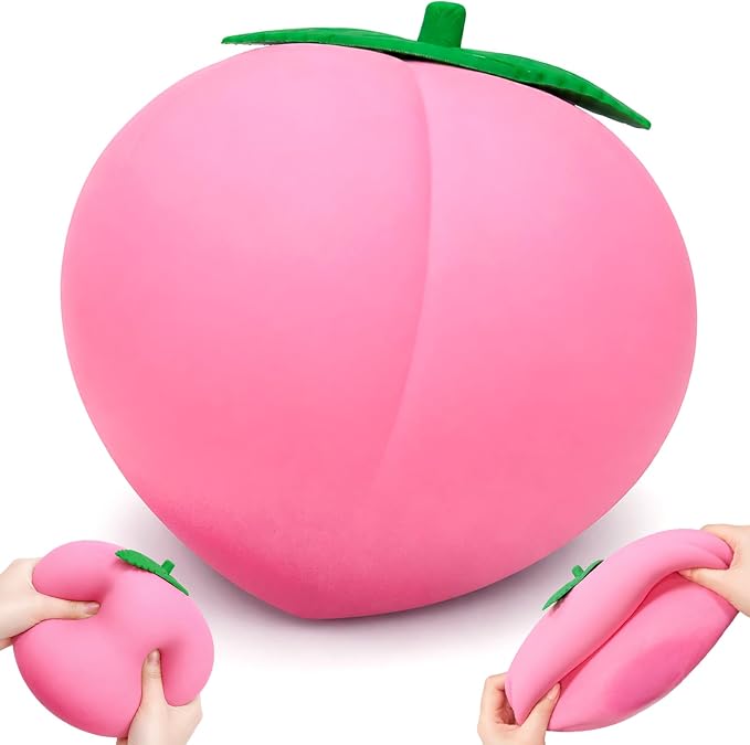 Squishy Pêche Géante Rose