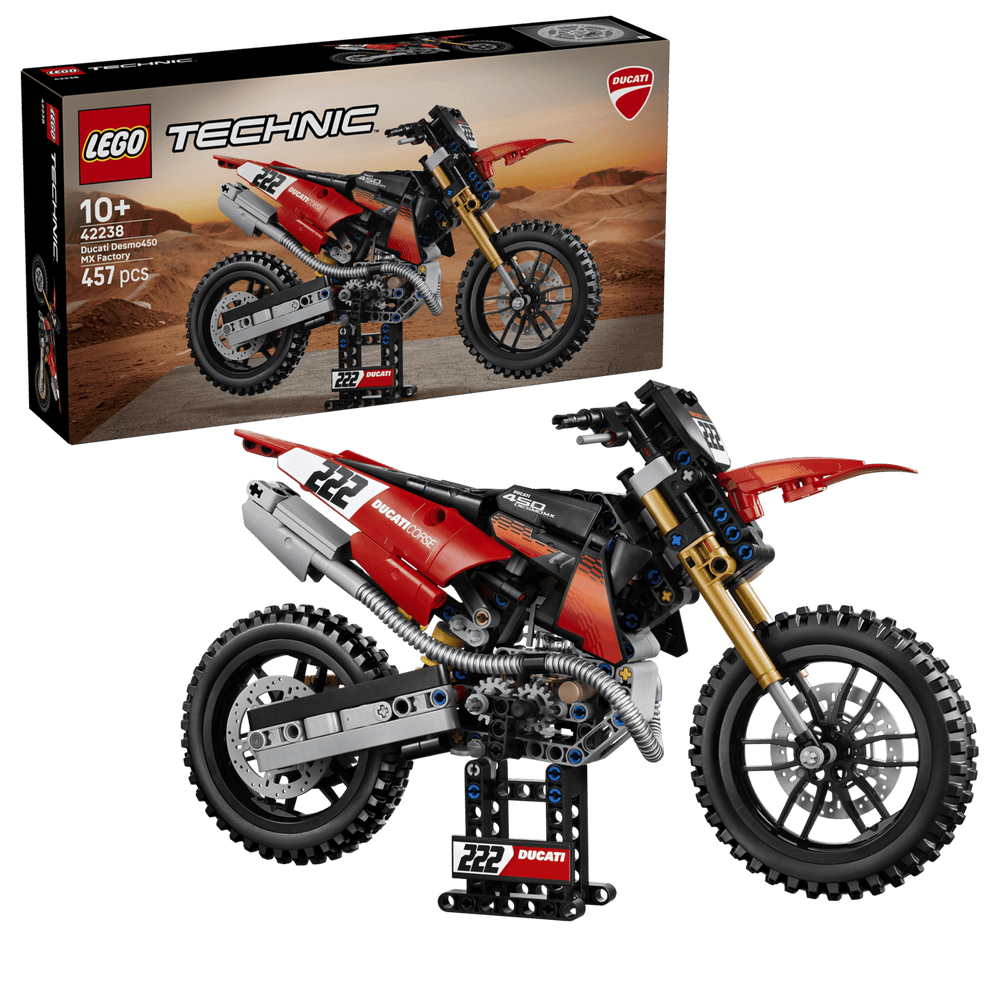 La moto Ducati Desmo450 MX Factory